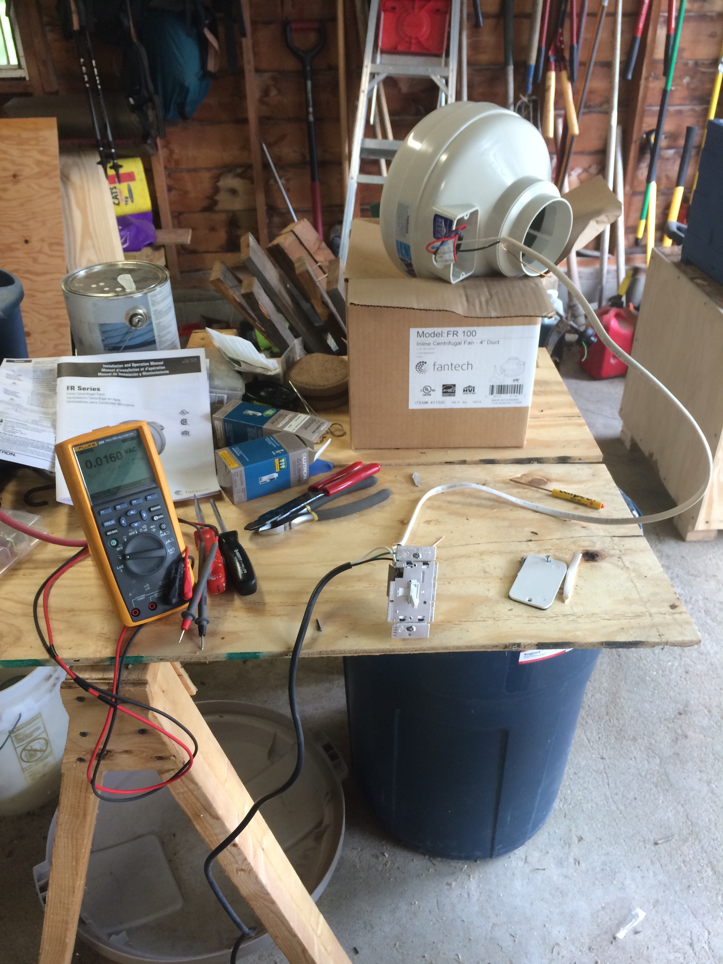 Inexpensive Variable Speed Control Using a Light Dimmer Switch Farm Hack